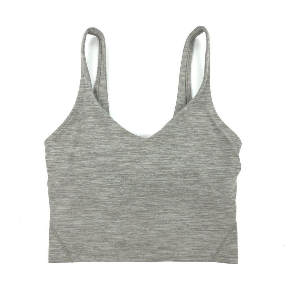 NEW Lululemon Align Tank Top Heathered Rover Taupe Minimal Athleisure Yoga Sport